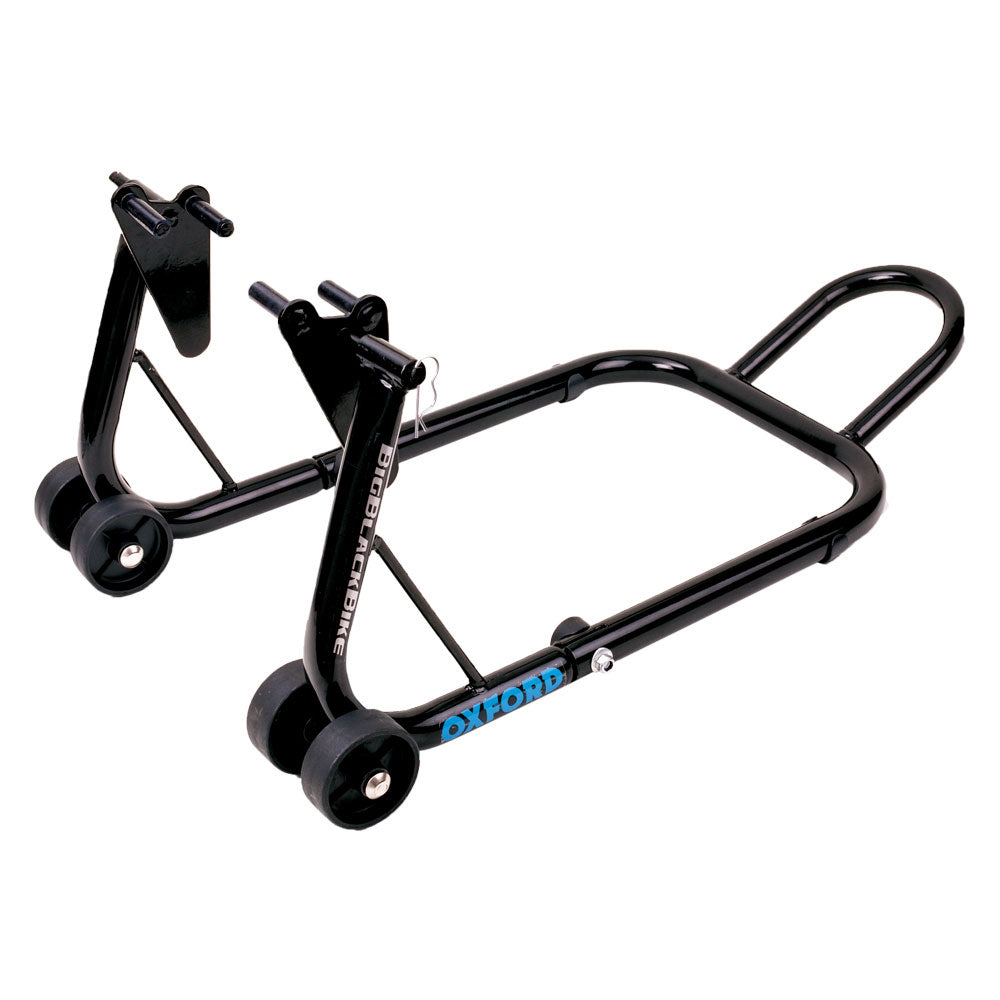 Oxford Big Black Bike Front Paddock Stand FREE 1 YEAR Returns, FREE UK Delivery | ThrottleChimp