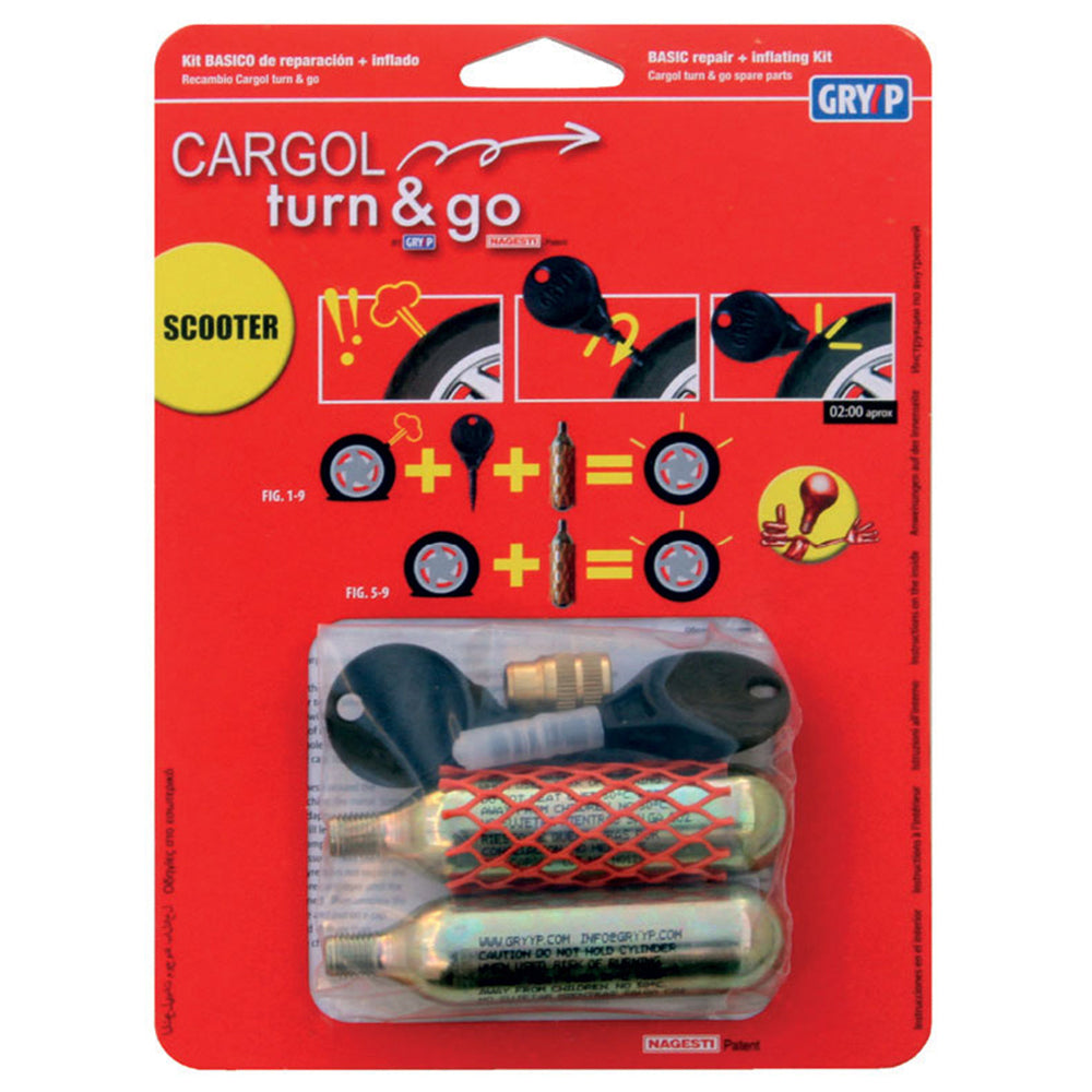 GRYPP Cargol Turn & Go Repair Kit 2 FREE 1 YEAR Returns, FREE UK Delivery | ThrottleChimp