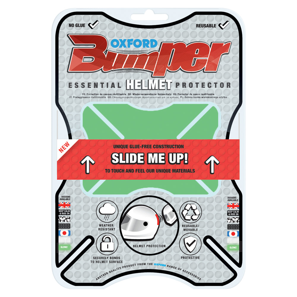 Oxford Glowz Helmet Bumper FREE 1 YEAR Returns, FREE UK Delivery | ThrottleChimp