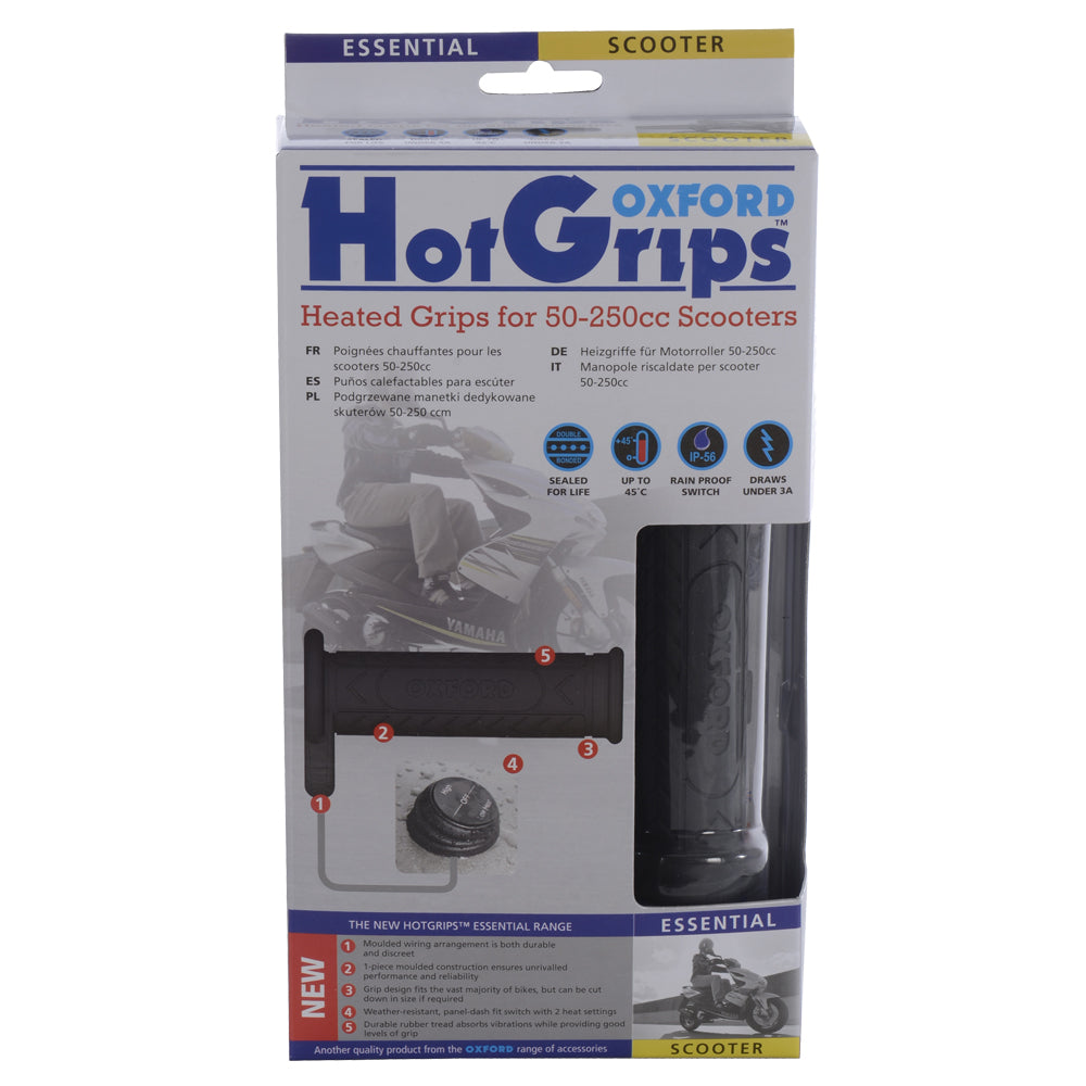 Oxford Essential HotGrips For Scooter FREE 1 YEAR Returns, FREE UK Delivery | ThrottleChimp