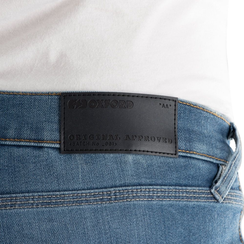 Oxford Original Approved AA Straight Fit Jeans Mid Blue FREE 1 YEAR Returns, FREE UK Delivery | ThrottleChimp