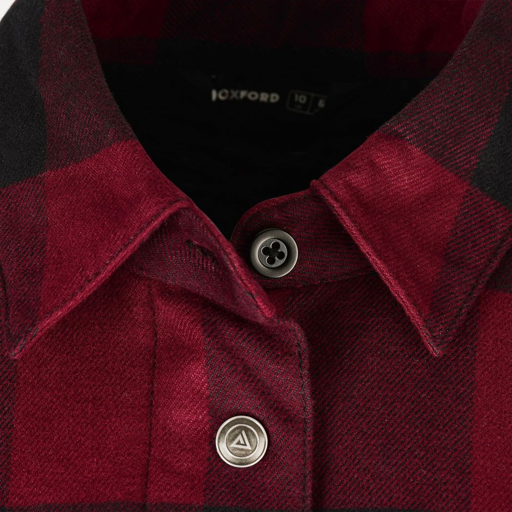 Oxford Kickback 2.0 Ladies Shirt Red FREE 1 YEAR Returns, FREE UK Delivery | ThrottleChimp