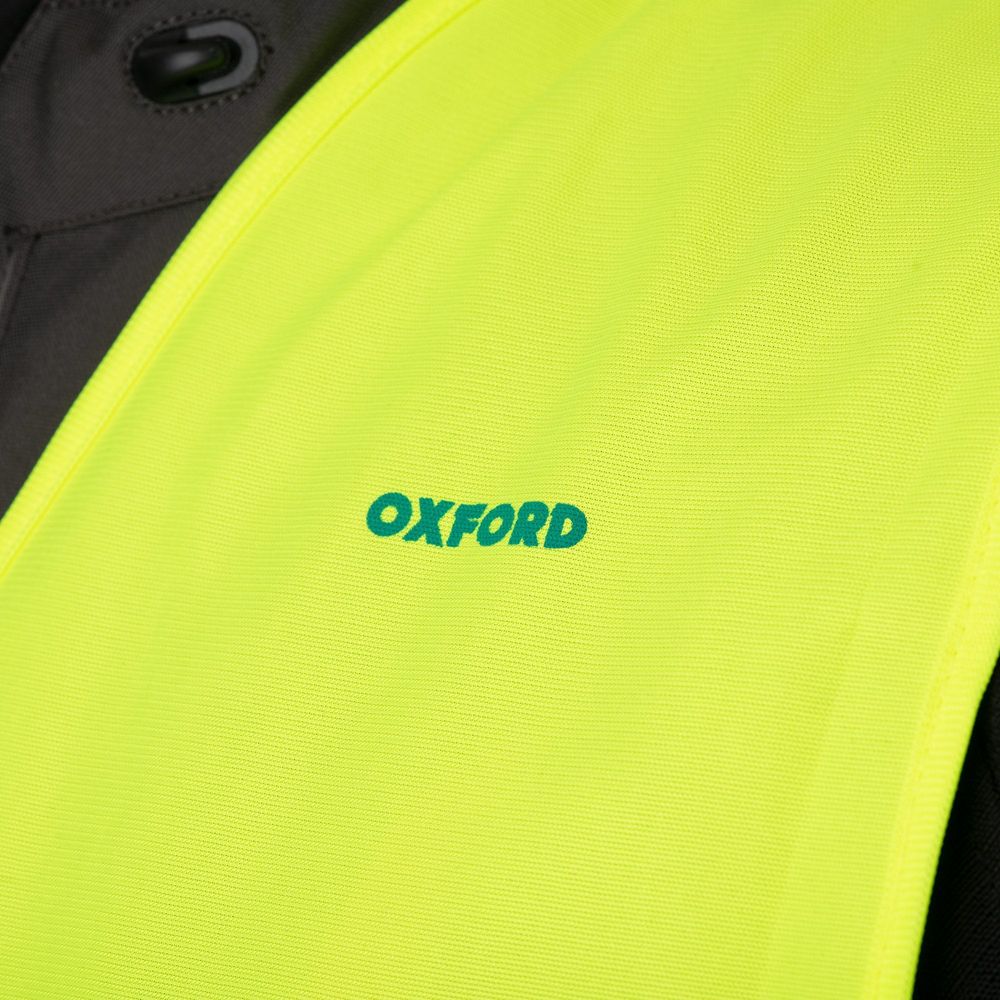 Oxford Bright Reflective Vest With Learner Rider L Plates Yellow FREE 1 YEAR Returns, FREE UK Delivery | ThrottleChimp