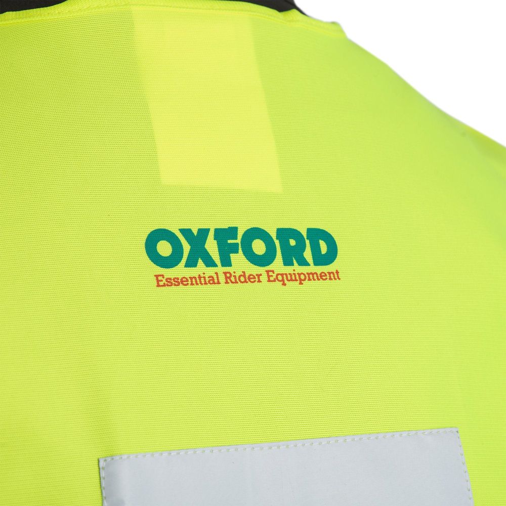 Oxford Bright Reflective Vest With Learner Rider L Plates Yellow FREE 1 YEAR Returns, FREE UK Delivery | ThrottleChimp