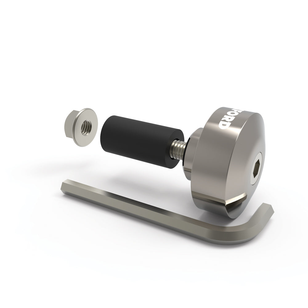 Oxford Handlebar BarEnds 1 Silver FREE 1 YEAR Returns, FREE UK Delivery | ThrottleChimp