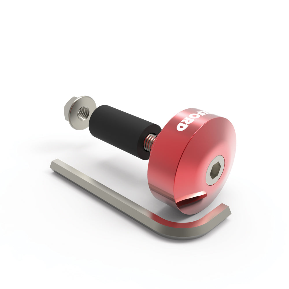 Oxford Handlebar BarEnds 1 Red FREE 1 YEAR Returns, FREE UK Delivery | ThrottleChimp