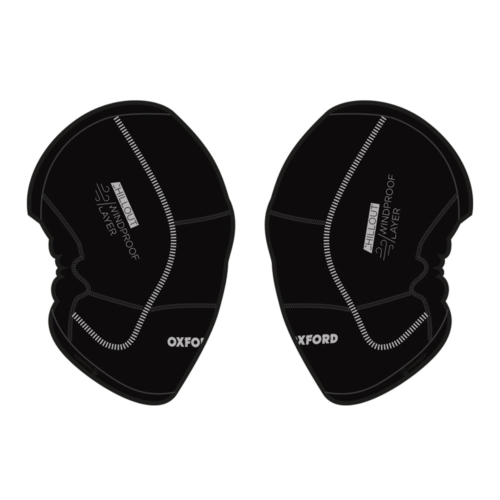 Oxford Chillout Windproof Base Layer Knee Warmers Black FREE 1 YEAR Returns, FREE UK Delivery | ThrottleChimp