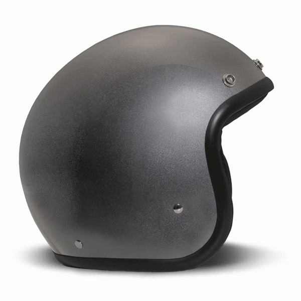 DMD Retro Jet Open Face Helmet Metallic Grey FREE UK Delivery, FREE 365 Day Returns | Moto Central