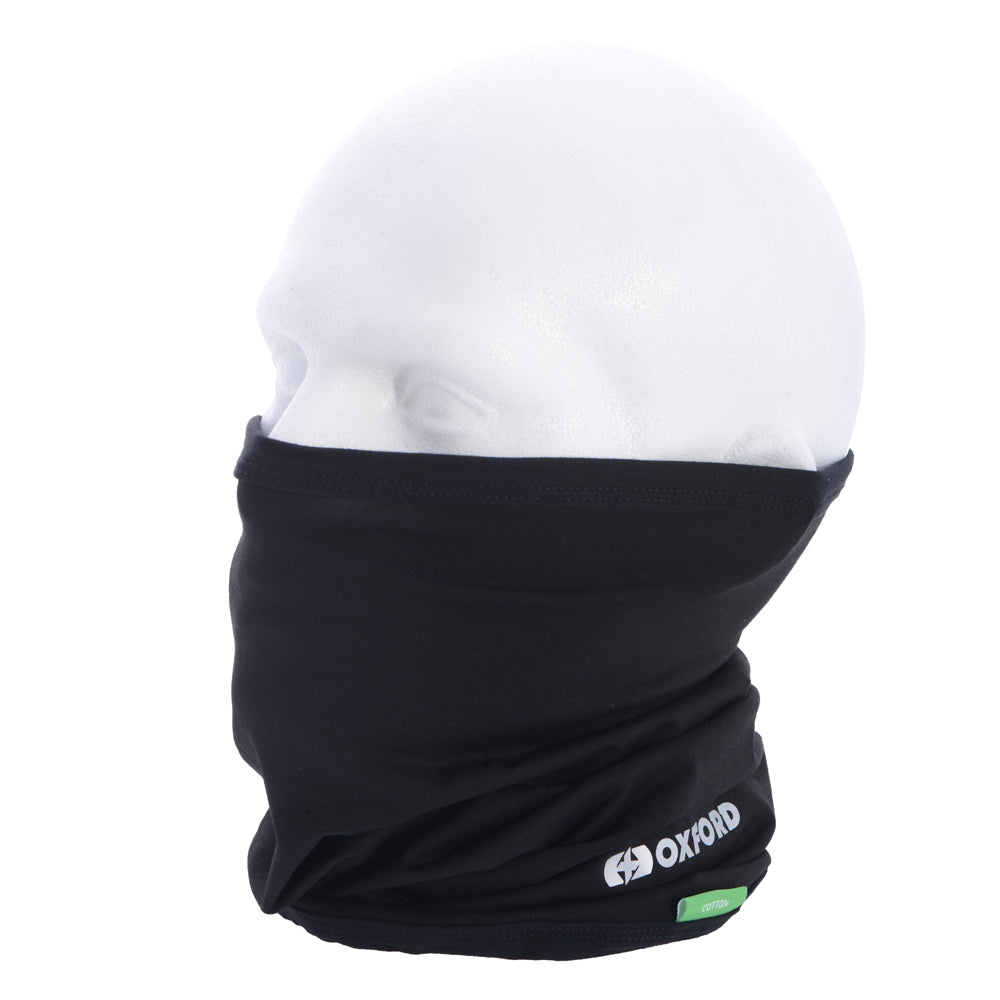 Oxford Neck Tube Cotton Black FREE 1 YEAR Returns, FREE UK Delivery | ThrottleChimp