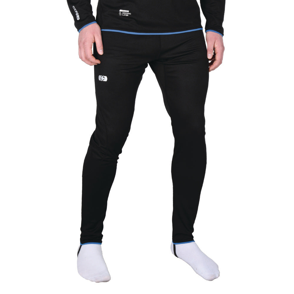 Oxford Cool Dry Wicking Base Layer Trouser Black FREE 1 YEAR Returns, FREE UK Delivery | ThrottleChimp