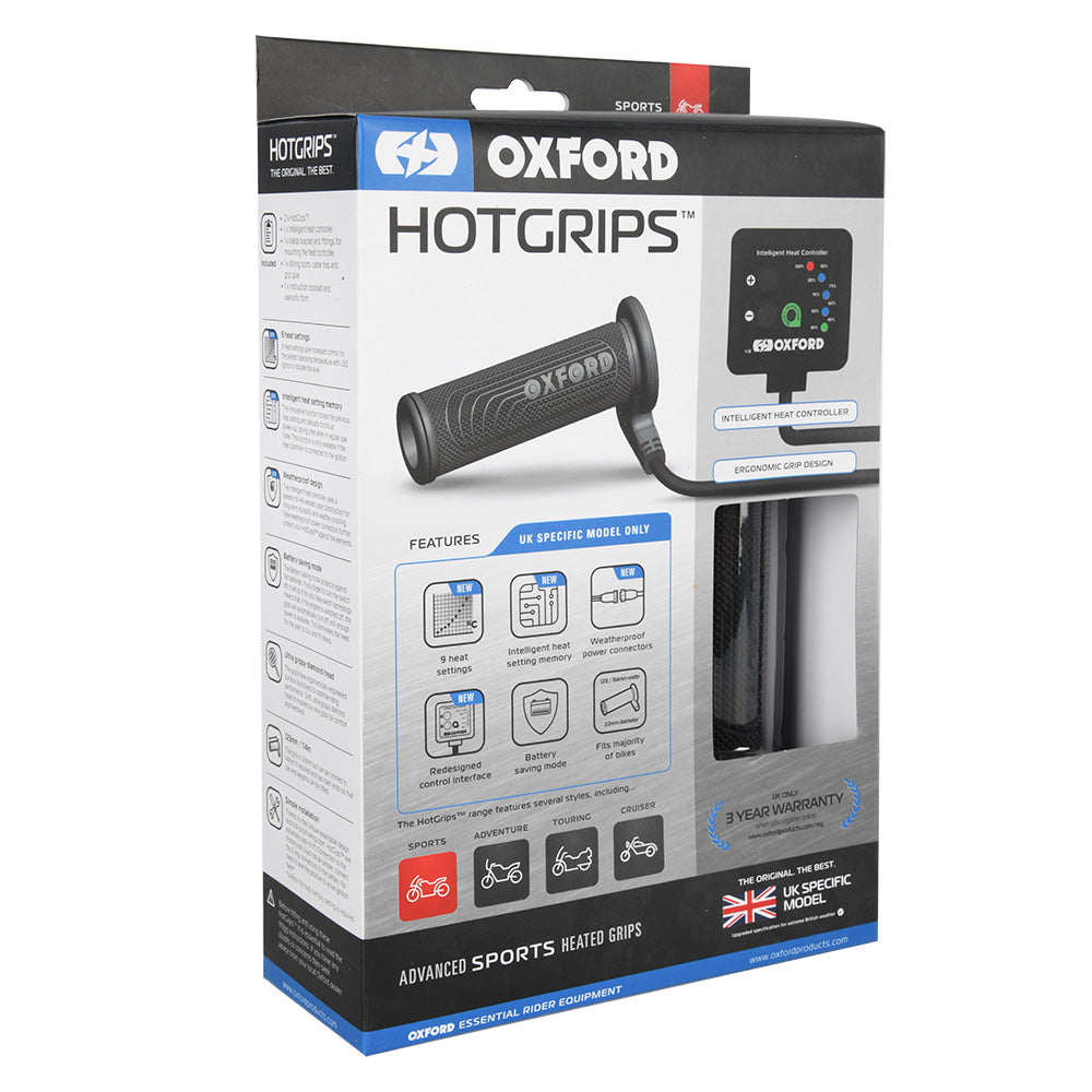 Oxford Advanced Sports HotGrips - UK Specific FREE 1 YEAR Returns, FREE UK Delivery | ThrottleChimp
