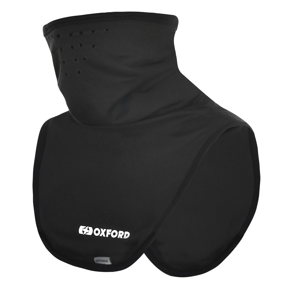 Oxford Deluxe Neck Tube Micro Fibre Black FREE 1 YEAR Returns, FREE UK Delivery | ThrottleChimp