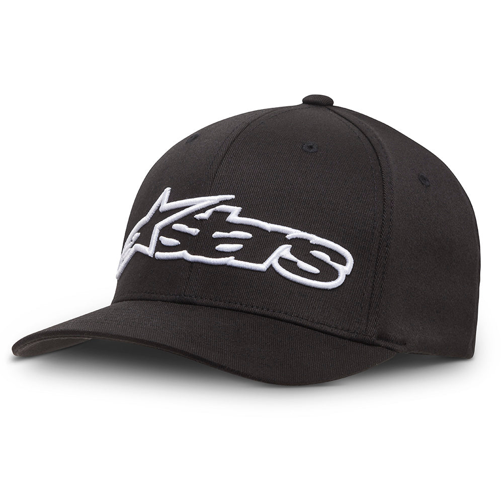 Alpinestars Blaze Flexfit Cap Black / Black FREE 1 YEAR Returns, FREE UK Delivery | ThrottleChimp
