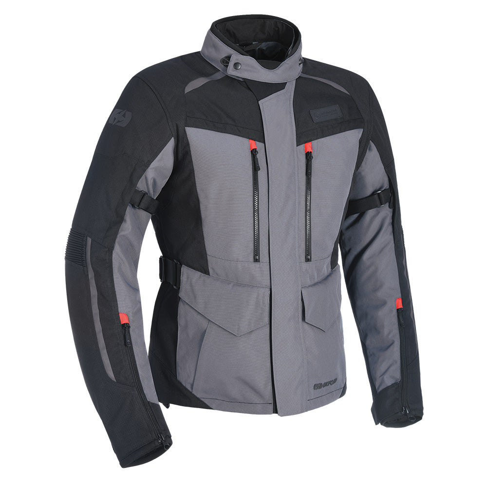 Oxford Continental Advanced Textile Jacket Tech Grey FREE 1 YEAR Returns, FREE UK Delivery | ThrottleChimp