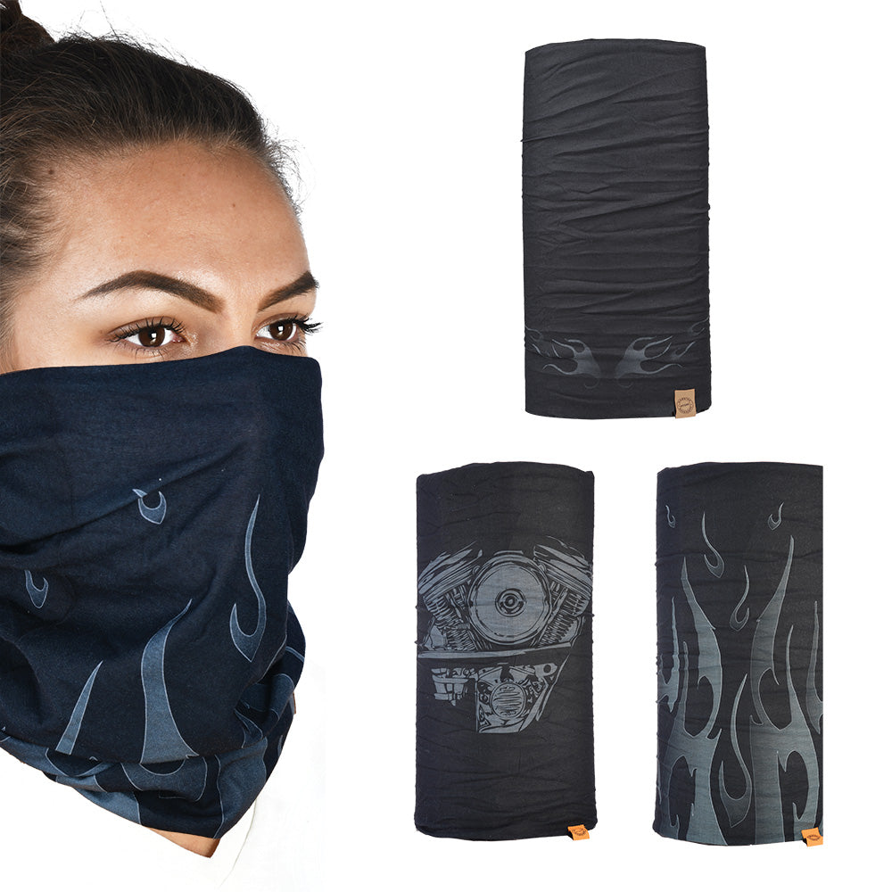 Oxford Comfy Head & Neckwear HD Graphics - Pack Of 3 FREE 1 YEAR Returns, FREE UK Delivery | ThrottleChimp