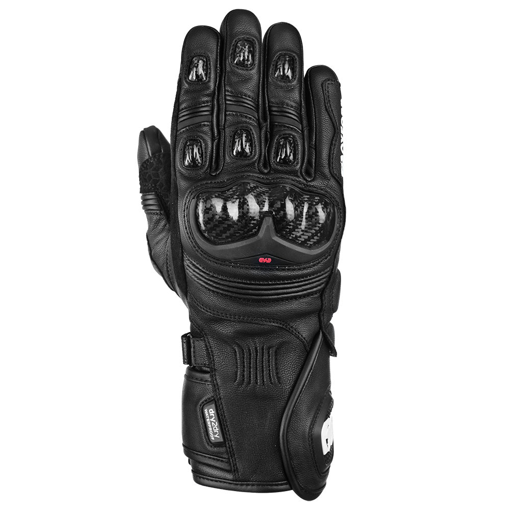 Oxford RP-2R Waterproof Leather Gloves Tech Black FREE 1 YEAR Returns, FREE UK Delivery | ThrottleChimp