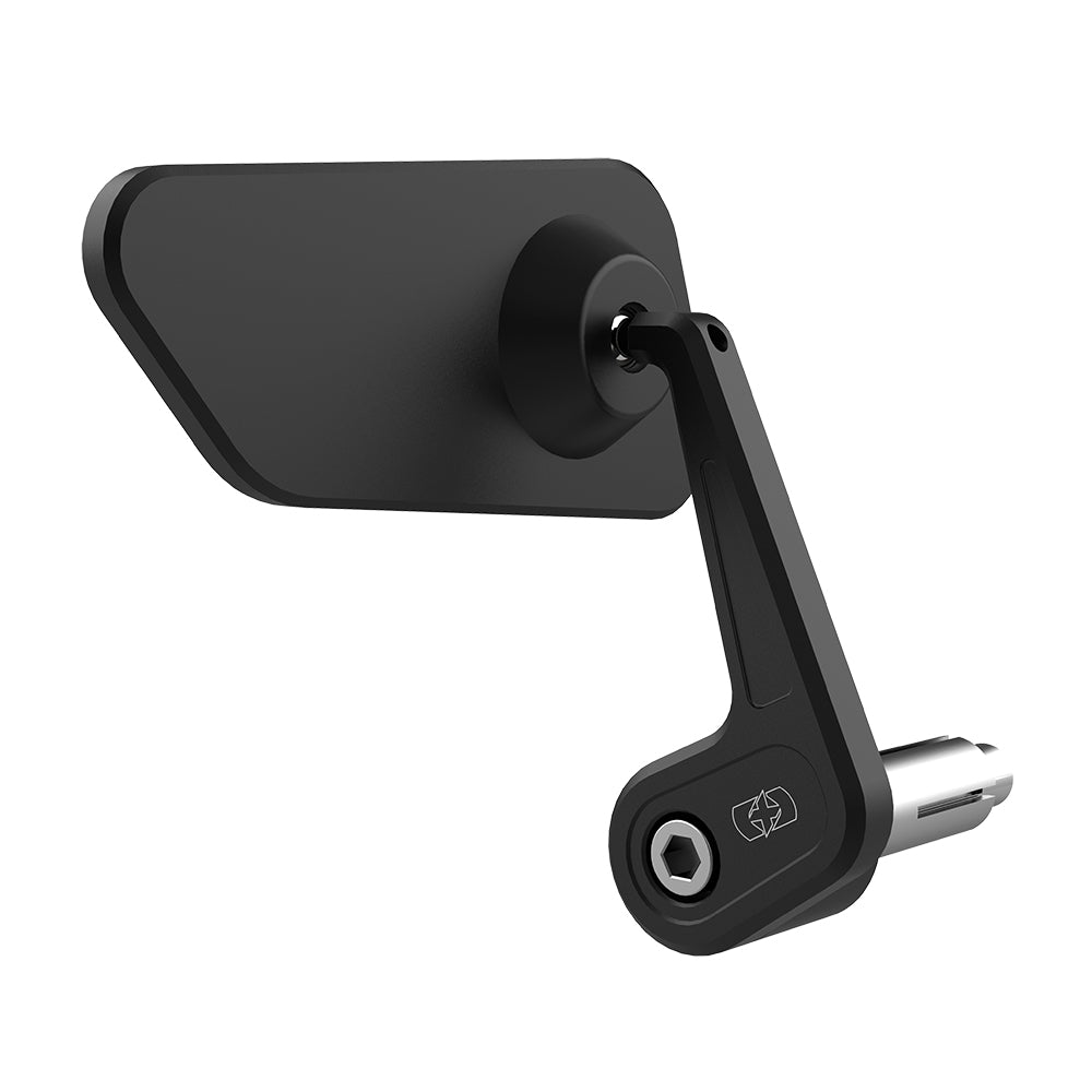 Oxford Horizon Bar End Right Mirror Black FREE 1 YEAR Returns, FREE UK Delivery | ThrottleChimp