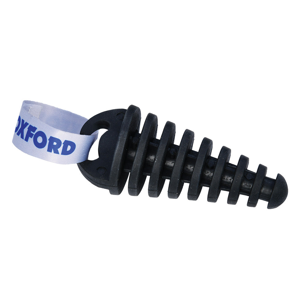 Oxford Bung 2 Exhaust Plug Black FREE 1 YEAR Returns, FREE UK Delivery | ThrottleChimp