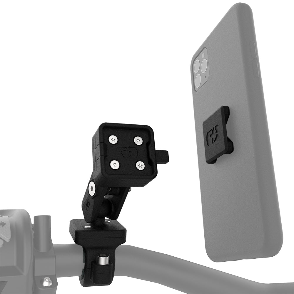 Oxford CLIQR 22mm Handlebar Pivot Arm Mount Kit Black FREE 1 YEAR Returns, FREE UK Delivery | ThrottleChimp