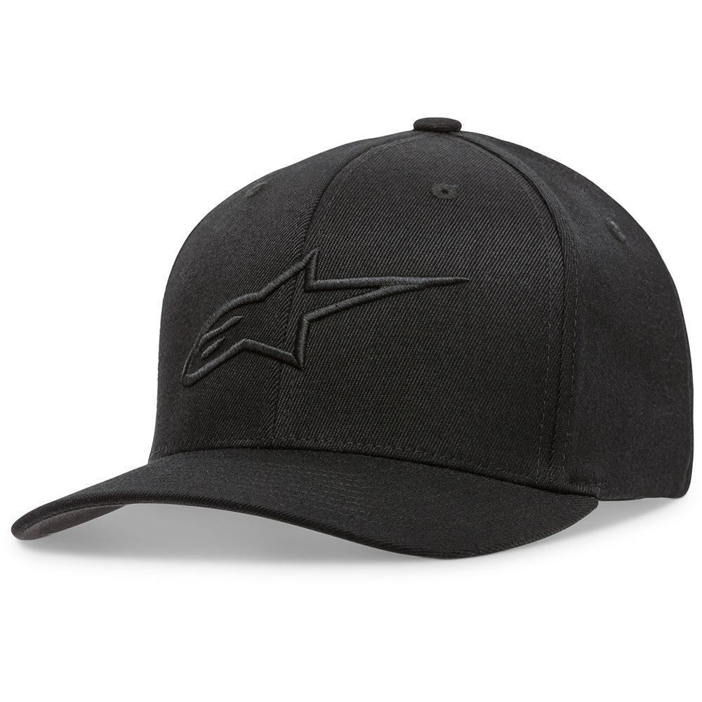 Alpinestars Ageless Curve Hat Black / Black FREE 1 YEAR Returns, FREE UK Delivery | ThrottleChimp