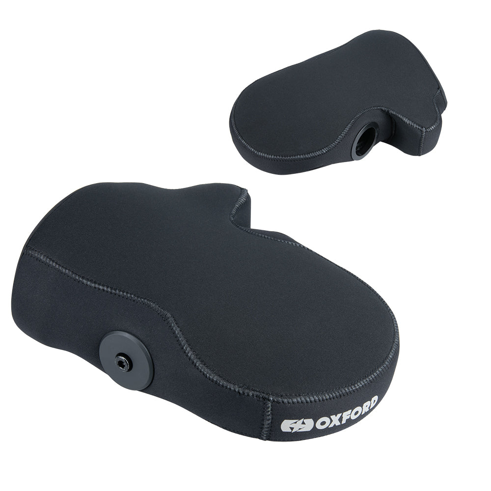 Oxford Bar End Muffs With Full Weather Protection Black FREE 1 YEAR Returns, FREE UK Delivery | ThrottleChimp