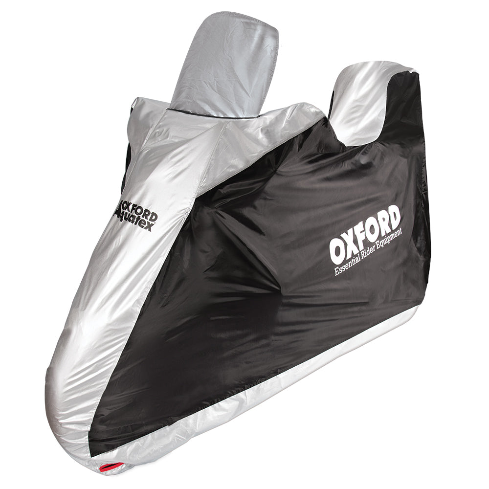 Oxford Aquatex Highscreen TopBox Scooter Cover Black / Silver FREE 1 YEAR Returns, FREE UK Delivery | ThrottleChimp