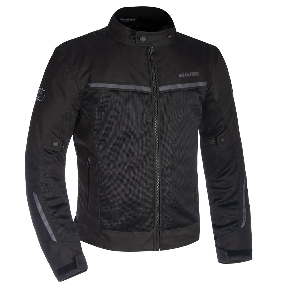 Oxford Arizona 1.0 Air Textile Jacket Black FREE 1 YEAR Returns, FREE UK Delivery | ThrottleChimp