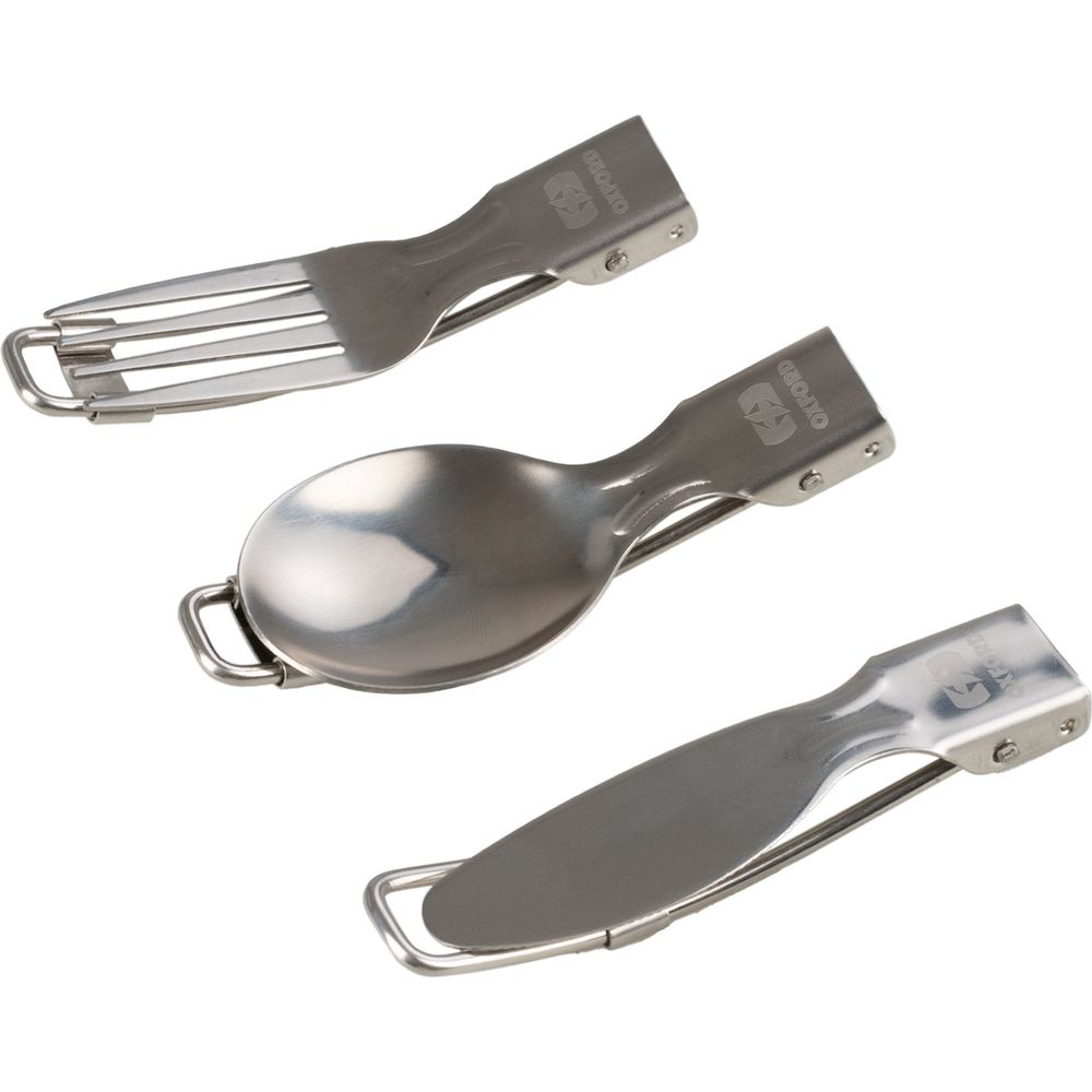 Oxford Camping Cutlery Silver FREE 1 YEAR Returns, FREE UK Delivery | ThrottleChimp