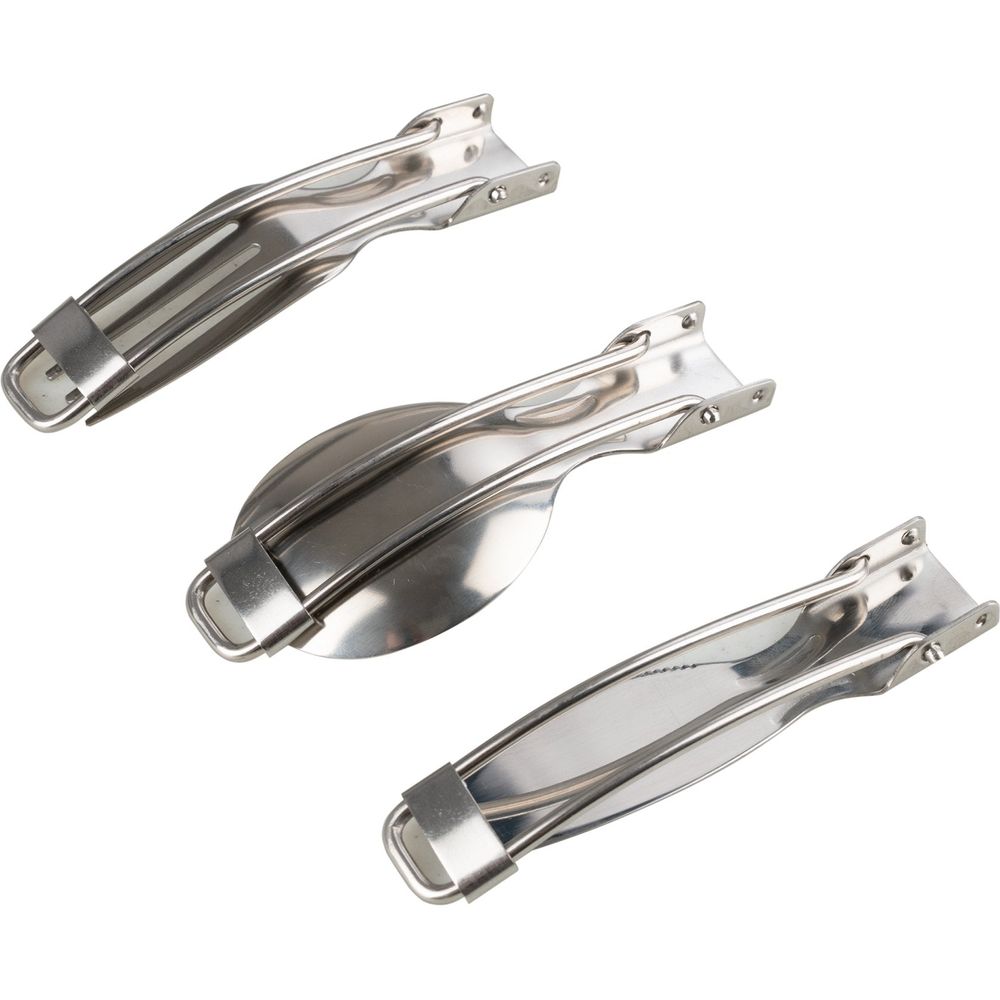 Oxford Camping Cutlery Silver FREE 1 YEAR Returns, FREE UK Delivery | ThrottleChimp