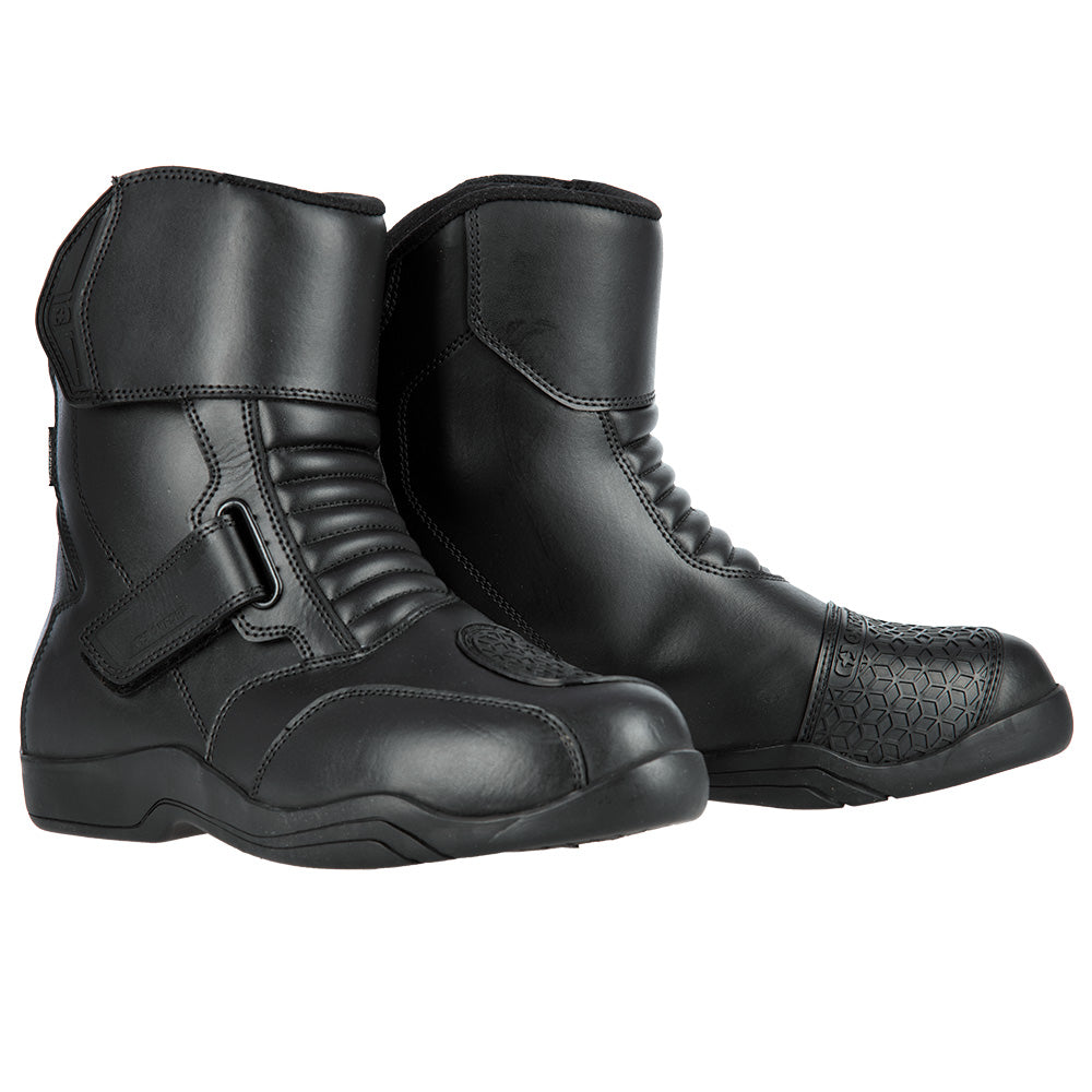Oxford Delta Short Boots Black FREE 1 YEAR Returns, FREE UK Delivery | ThrottleChimp