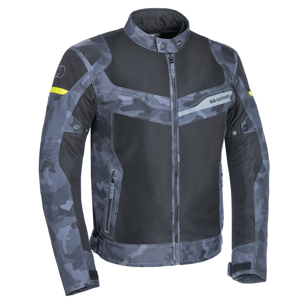 Oxford Dakar Dry2Dry Air Textile Jacket Grey Camo FREE 1 YEAR Returns, FREE UK Delivery | ThrottleChimp
