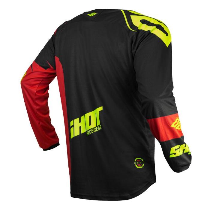 Shot Devo MX Jersey Ventury Red / Neon Yellow FREE 1 YEAR Returns, FREE UK Delivery | ThrottleChimp