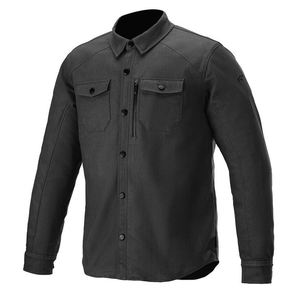 Alpinestars Newman Overshirt Black FREE 1 YEAR Returns, FREE UK Delivery | ThrottleChimp