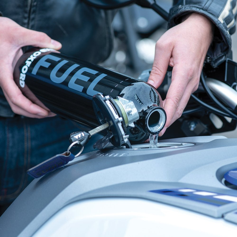 Oxford Fuel Flask Black - 1 Liter FREE 1 YEAR Returns, FREE UK Delivery | ThrottleChimp