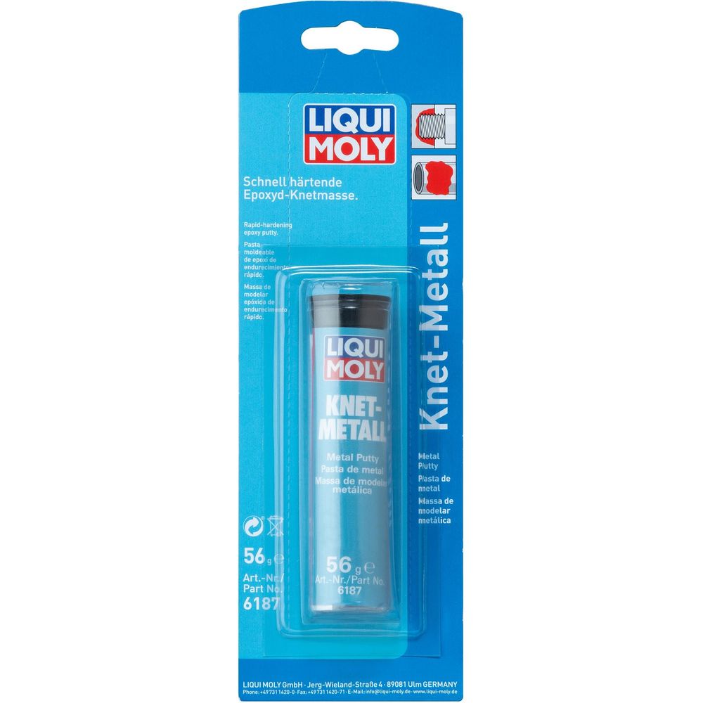 Liqui Moly Metal Putty 56G 6187 FREE 1 YEAR Returns, FREE UK Delivery | ThrottleChimp