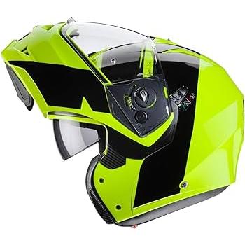 Caberg Duke 2 Impact Flip-Up Helmet Fluo Yellow / Black FREE 1 YEAR Returns, FREE UK Delivery | ThrottleChimp