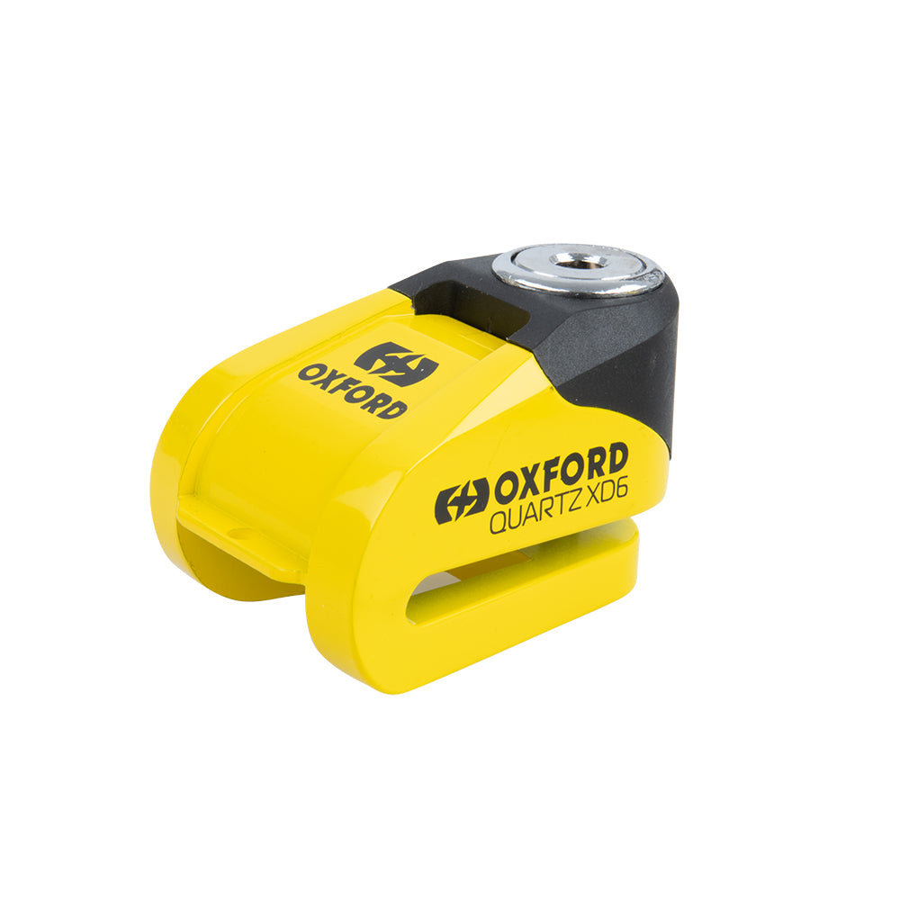 Oxford Quartz XD6 Disc Lock Yellow / Black - 6mm x 0.9m FREE 1 YEAR Returns, FREE UK Delivery | ThrottleChimp