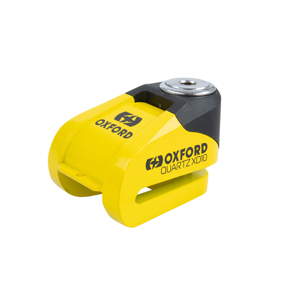 Oxford Quartz XD10 Disc Lock Yellow / Black FREE 1 YEAR Returns, FREE UK Delivery | ThrottleChimp