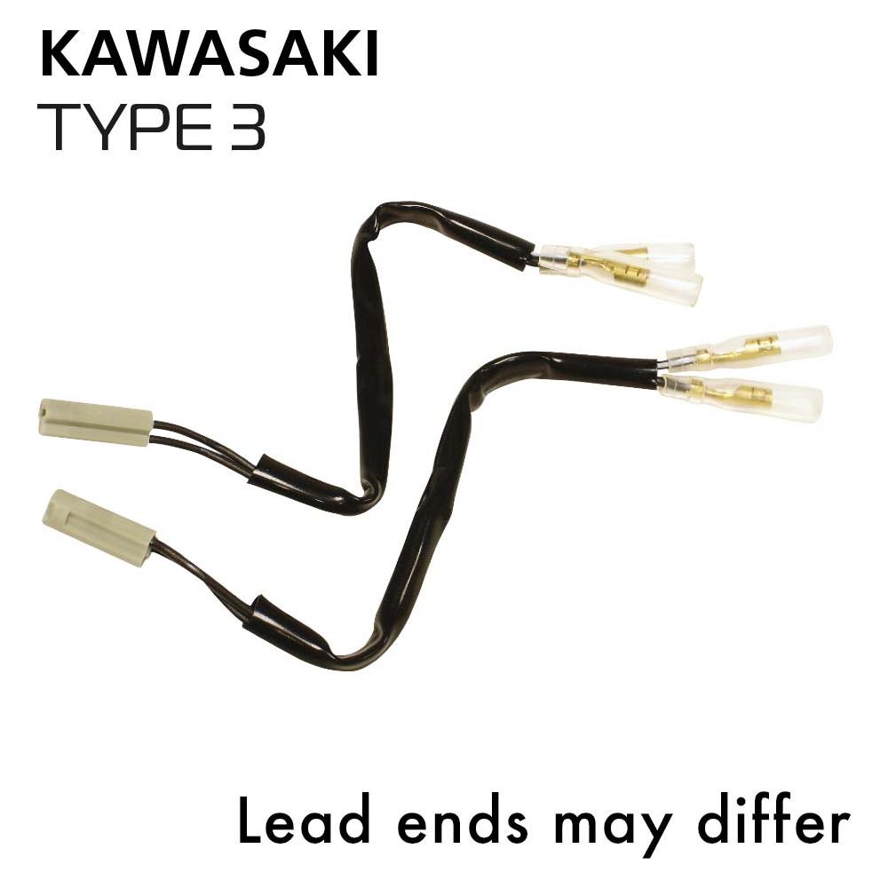 Oxford Type 3 Indicator Lead For Kawasaki - Pack Of 2 FREE 1 YEAR Returns, FREE UK Delivery | ThrottleChimp