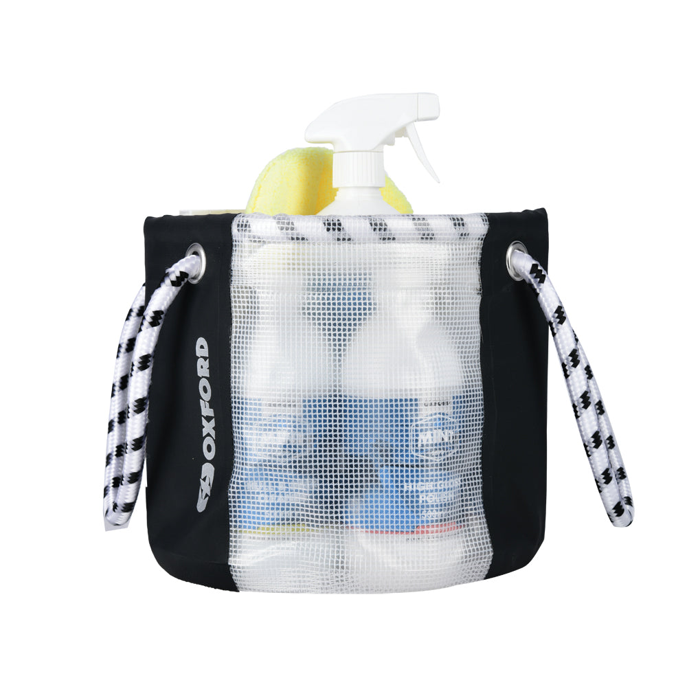 Oxford Bucket Bag Black For Workshop Cleaning Products - 12 Litres FREE 1 YEAR Returns, FREE UK Delivery | ThrottleChimp