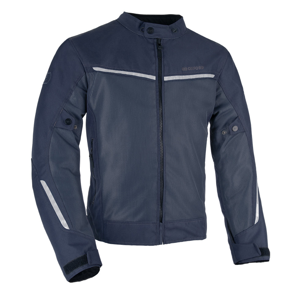 Oxford Arizona 1.0 Air Textile Jacket Navy FREE 1 YEAR Returns, FREE UK Delivery | ThrottleChimp