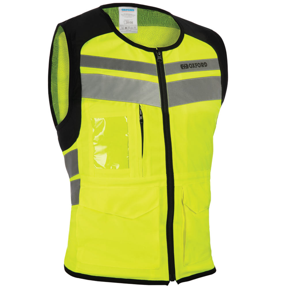 Oxford Utility Bright Top Reflective Vest Fluo Yellow FREE 1 YEAR Returns, FREE UK Delivery | ThrottleChimp