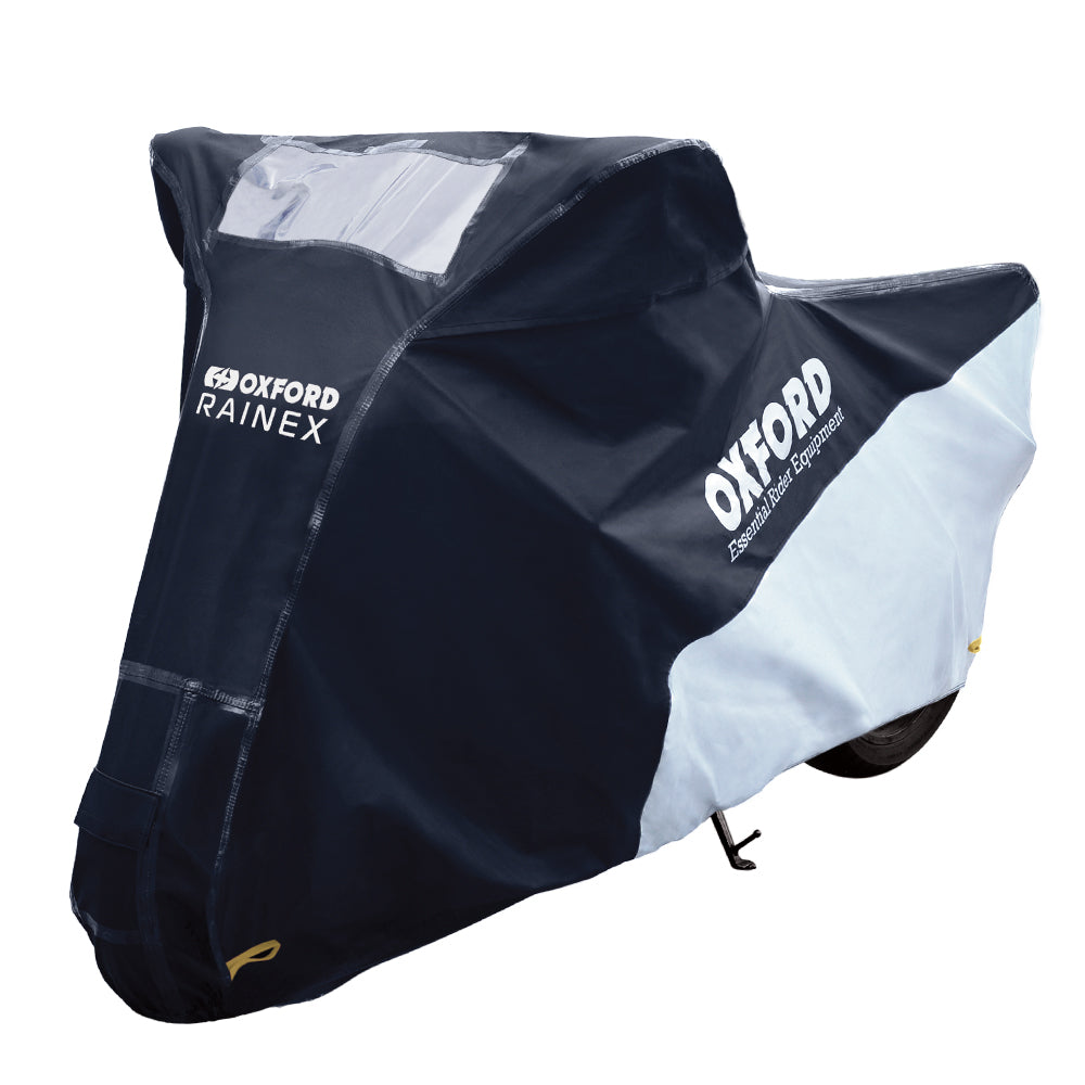 Oxford Rainex Outdoor Cover Black / White FREE 1 YEAR Returns, FREE UK Delivery | ThrottleChimp