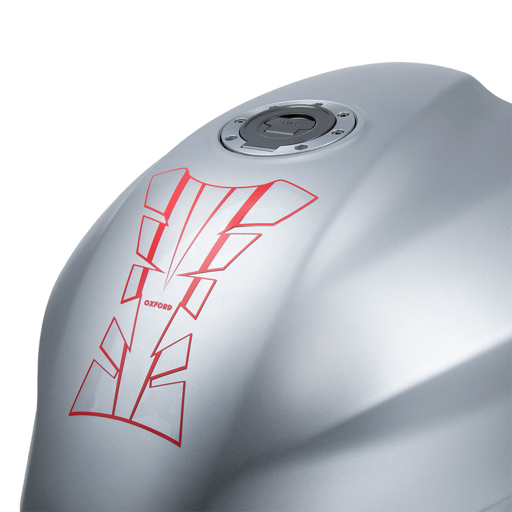 Oxford Sheer Arrow Tank Pad Red FREE 1 YEAR Returns, FREE UK Delivery | ThrottleChimp
