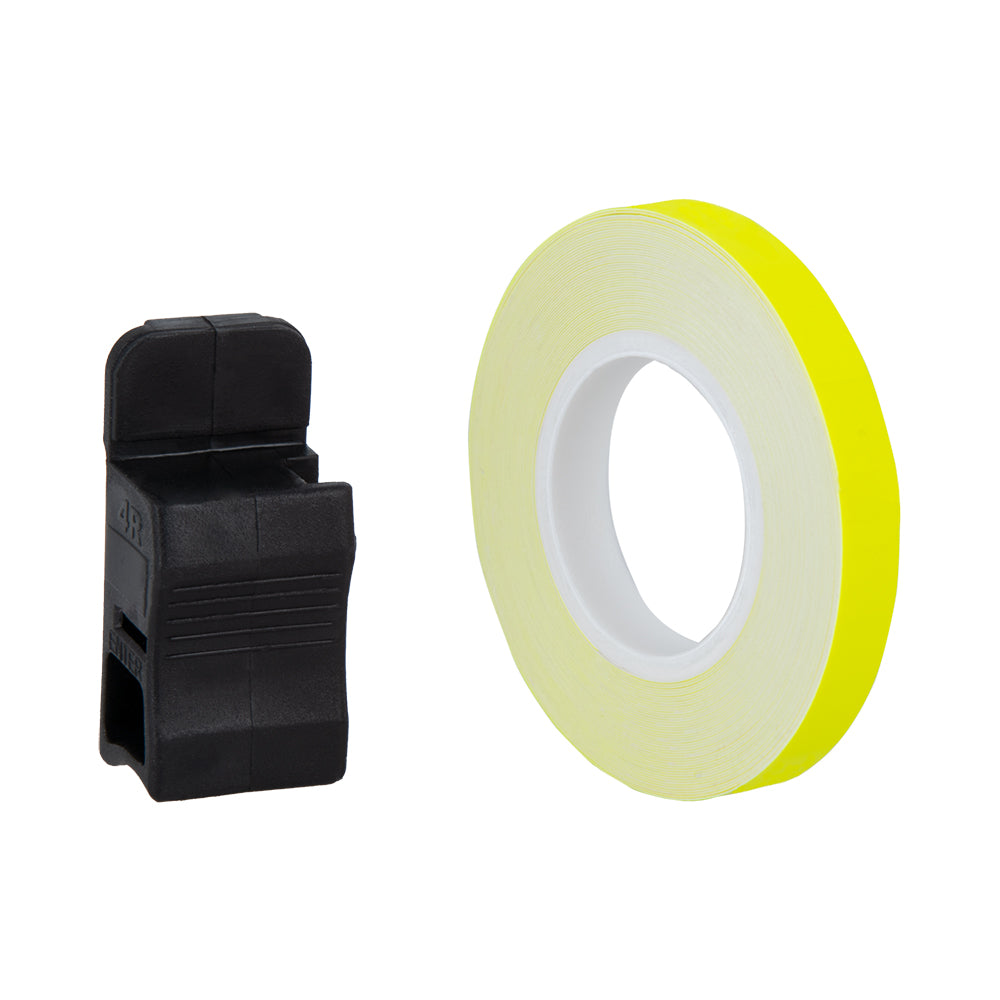 Oxford Wheel Stripes With Applicator Fluo Yellow - 7mm X 6m FREE 1 YEAR Returns, FREE UK Delivery | ThrottleChimp