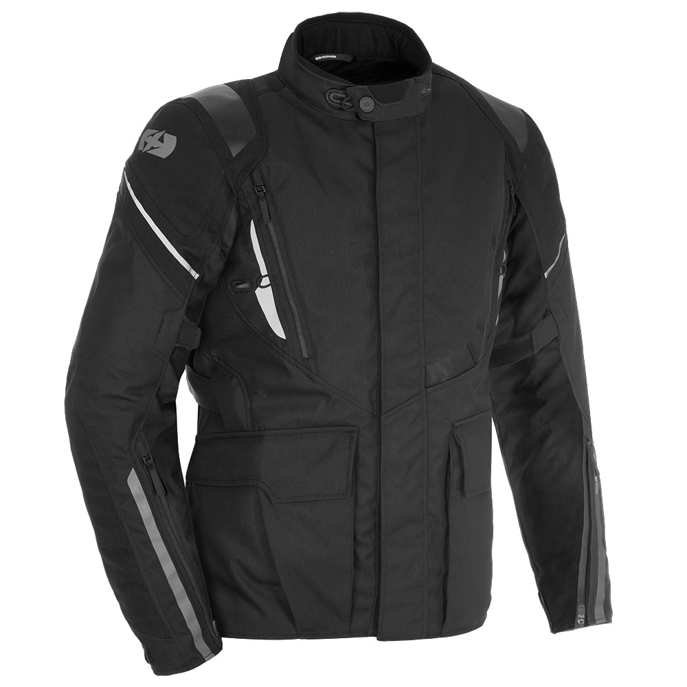 Oxford Montreal 4.0 Dry2Dry Textile Jacket Stealth Black FREE 1 YEAR Returns, FREE UK Delivery | ThrottleChimp