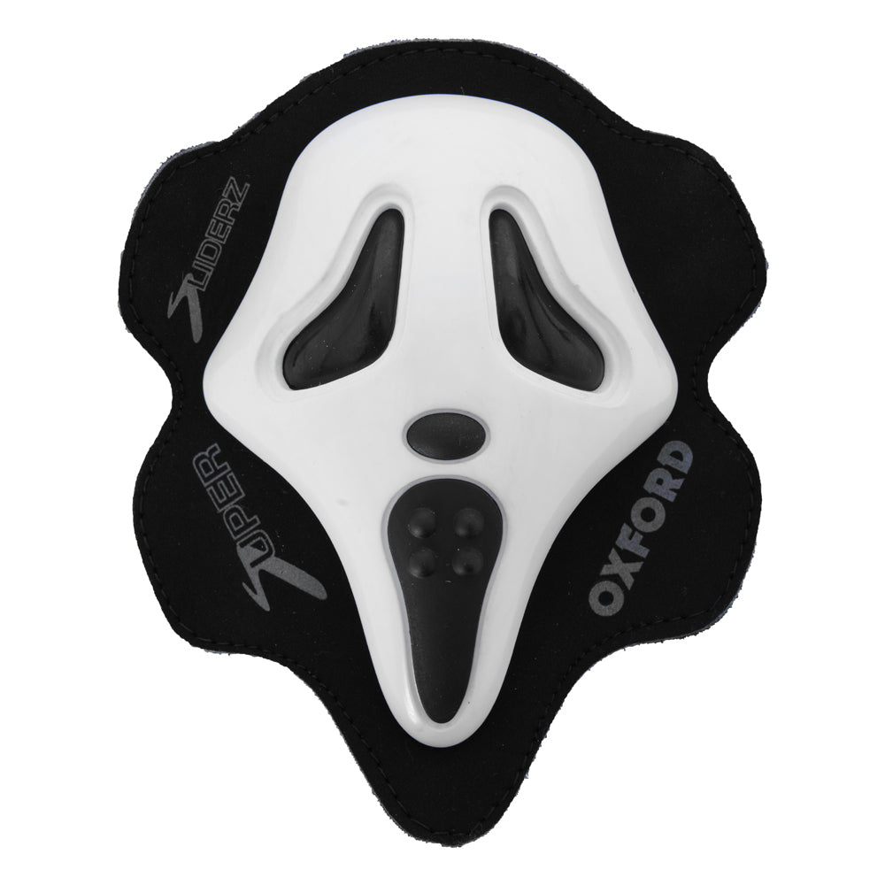 Oxford Screamer Knee Sliders White FREE 1 YEAR Returns, FREE UK Delivery | ThrottleChimp