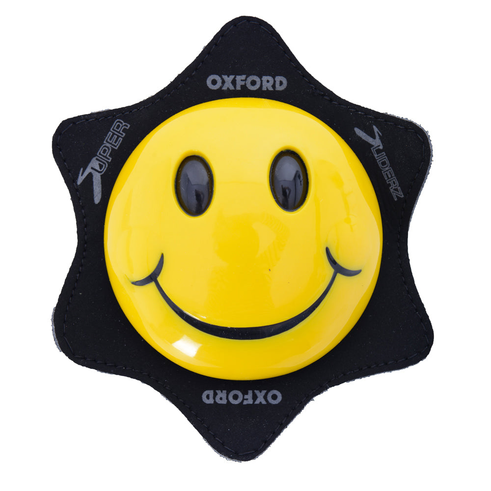 Oxford Smiler Knee Sliders Yellow FREE 1 YEAR Returns, FREE UK Delivery | ThrottleChimp