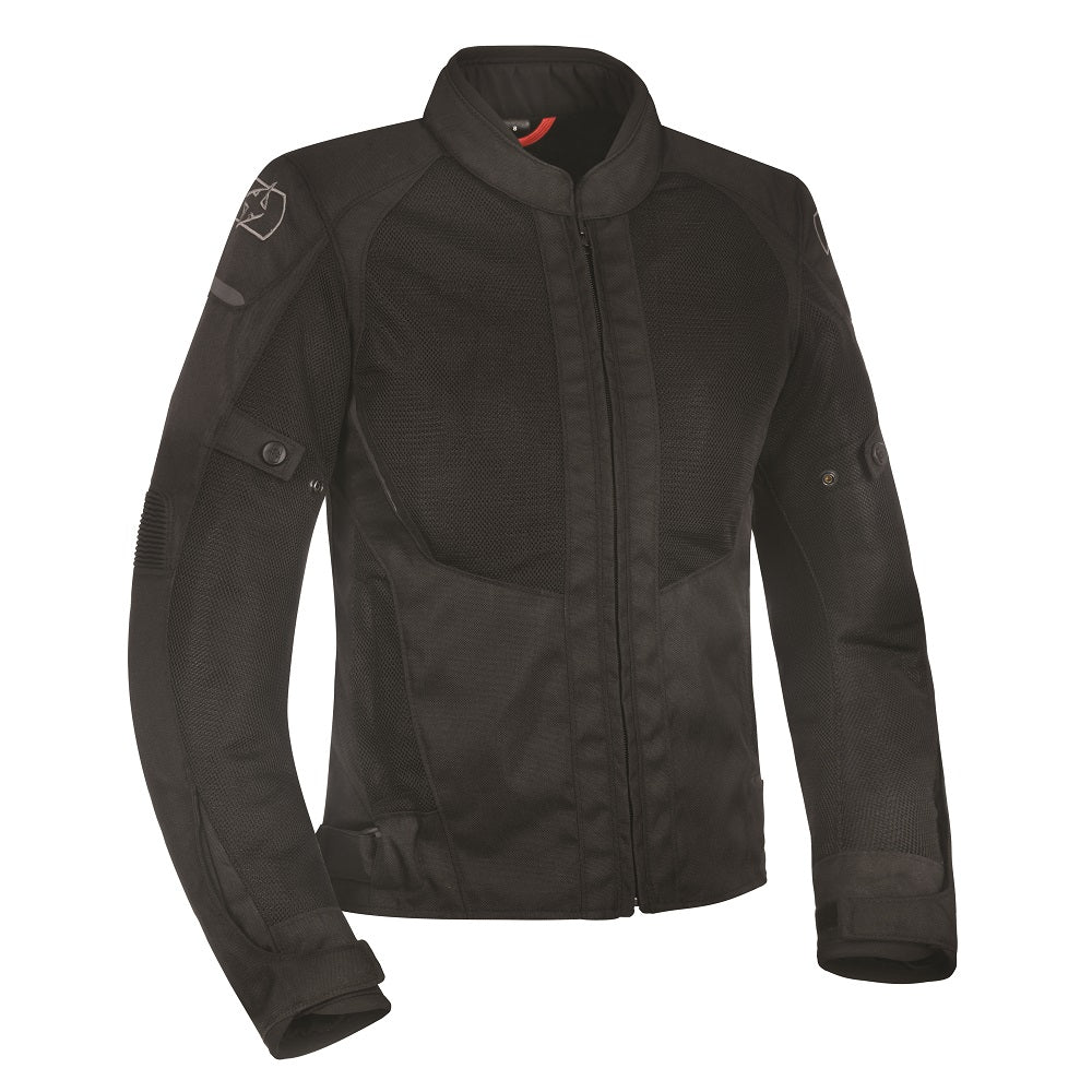 Oxford Iota 1.0 Air Ladies Textile Jacket Stealth Black FREE 1 YEAR Returns, FREE UK Delivery | ThrottleChimp