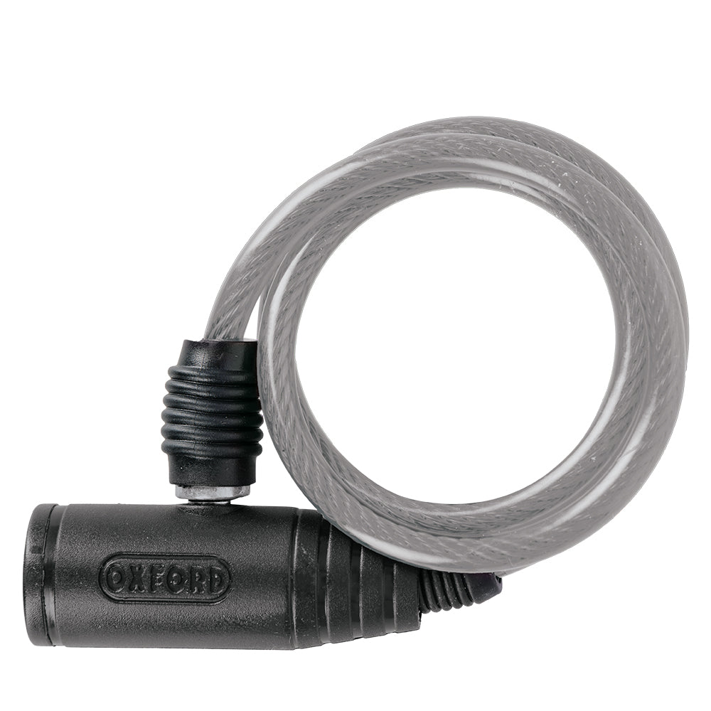Oxford Bumper Cable Lock Clear - 600 mm x 6 mm FREE 1 YEAR Returns, FREE UK Delivery | ThrottleChimp